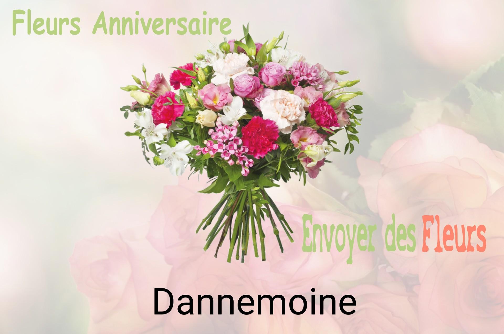 Bouquet de fleurs d’anniversaire livré à Dannemoine