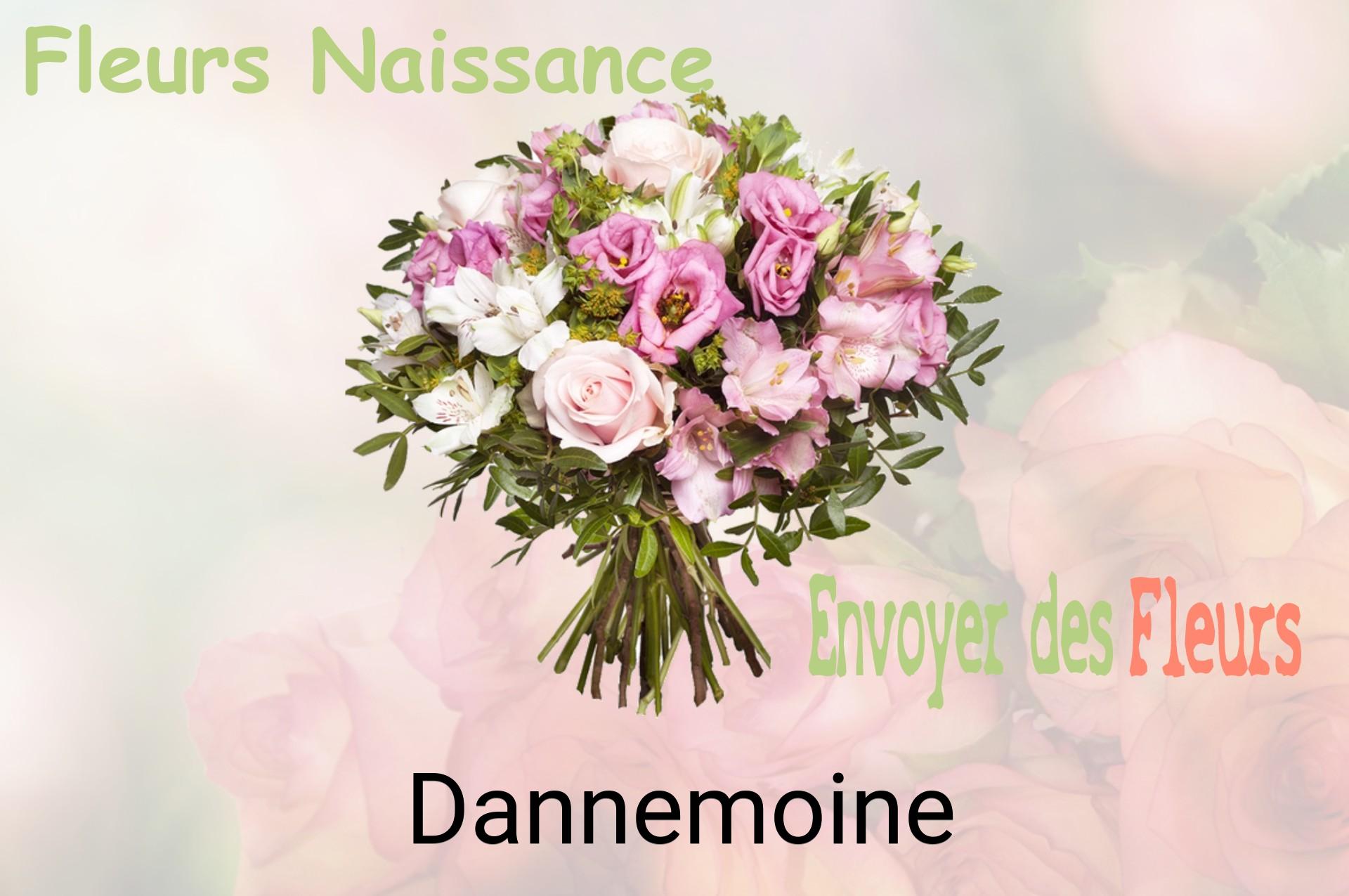 Bouquet de fleurs de naissance livré à Dannemoine